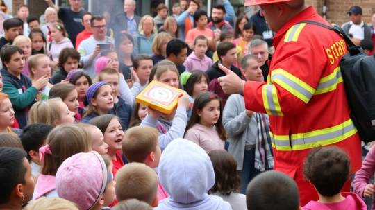 Stan The Fire Man presents a captivating fire safety magic show for children.